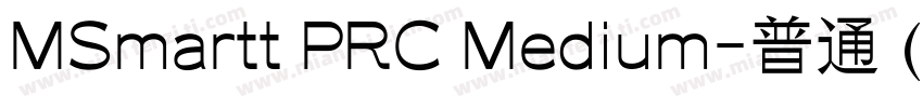 MSmartt PRC Medium-普通 (CHINESE GB23字体转换